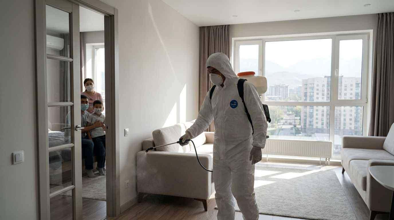 Профессиональная дезинфекция в Алматы