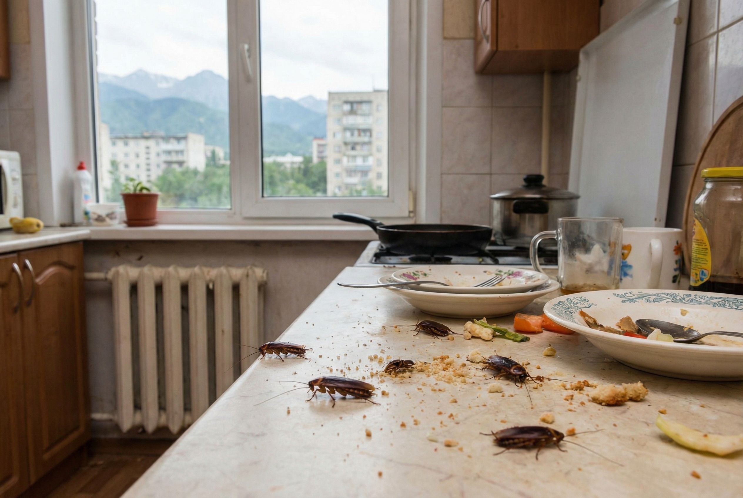 Уничтожение тараканов в Алматы