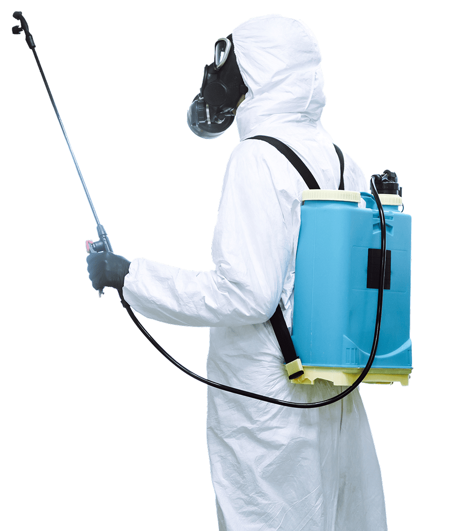 Специалист Samaldez проводит дезинфекцию в Алматы